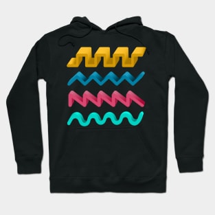 Synth Waveform for Analog Synthesizer Hoodie